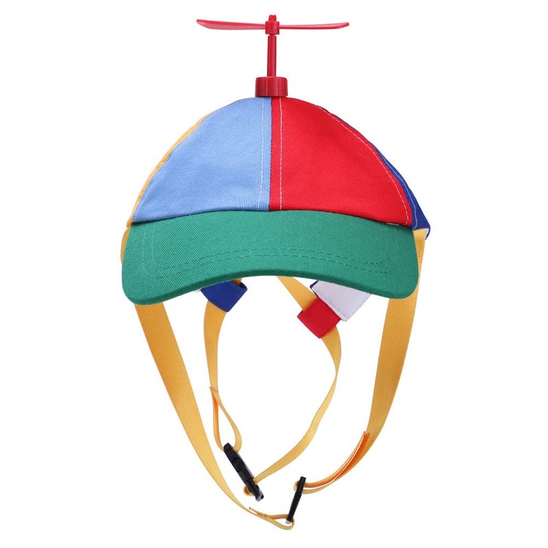 GEANBAYE Dog Hats with Funny Propeller, Size and Rope Double Adjustment Pet Hats for Small ï¼ŒMediumï¼Œ Large Dog and Cat (Iridescent) - Image 4